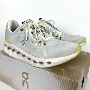 On Cloudsurfer White Sand Running Sneakers Size 11